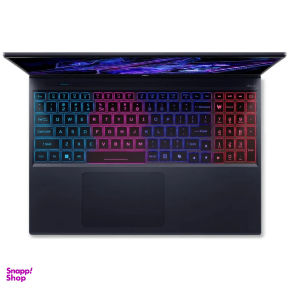 لپ تاپ 16 اینچ ایسر مدل Predator Helios Neo 16 PHN16-72-99PA-i9 14900HX-16GB DDR5-512GB SSD-RTX4060-FHD کاستوم شده