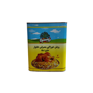 روغن نیمه جامد خوراکی مصرفی خانوار ویسپو وزن 4 کیلوگرم
