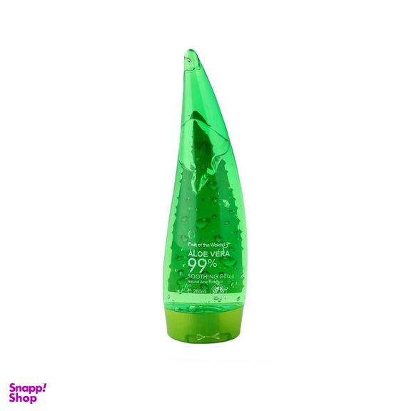 ژل آبرسان پوست آلوئه ورا مدل شاخکی حجم 260 میلی لیتر