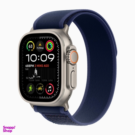 ساعت هوشمند اپل مدل 2024 Ultra 2 Natural Titanium Case Trail Loop 49mm