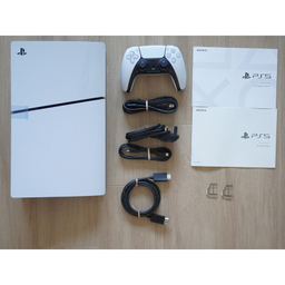 کنسول بازی سونی مدل PlayStation 5 Slim Digital Edition ظرفیت 1 ترابایت ریجن 2016B اروپا به همراه دسته اضافی و پایه شارژر