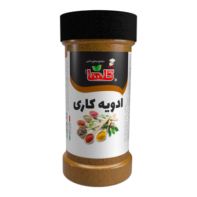 ادویه کاری گلها وزن 80 گرم بسته بندی P.E.T