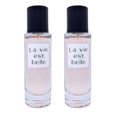 عطر جیبی زنانه نیو پرستیژ کالر مدل Lancome La Vie Est Belle حجم 35 میلی لیتر بسته 2 عددی