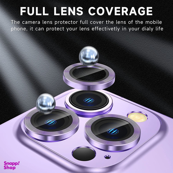 محافظ لنز دوربین بوف مدل HD-ColorLenz مناسب برای گوشی موبایل اپل Iphone 14 Pro Max / 14 Pro