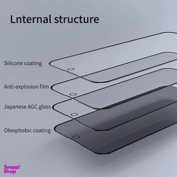 محافظ صفحه نمایش حریم شخصی کی زد دوو مدل Privacy مناسب برای گوشی موبایل اپل iPhone 15 Pro