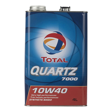 روغن موتور خودرو توتال مدل Quartz 7000 حجم 4 لیتر