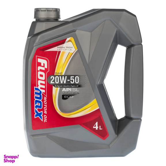 روغن موتور فلومکس مدل Mega Tech SL 20W50 حجم 4 لیتر