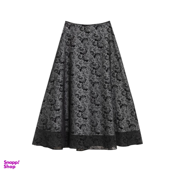 دامن زنانه برنس کد 20103 رنگ مشکی سفید