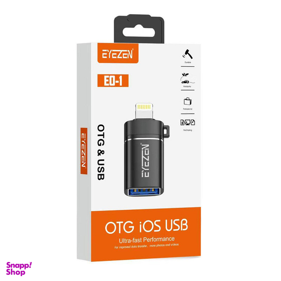 مبدل USB OTG به لایتنینگ اِیزن مدل EO-1