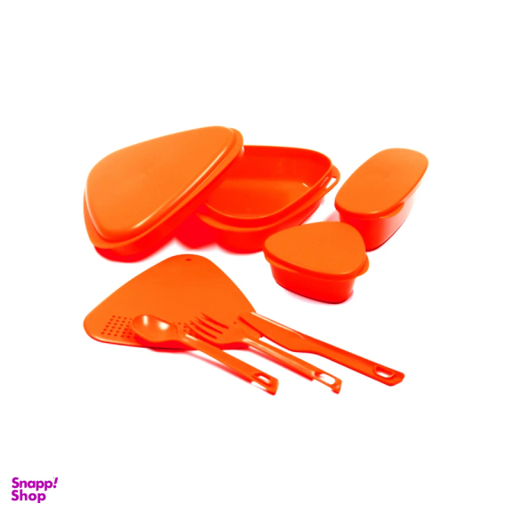 ست ظرف مثلثی 8 تیکه لایف کمپ مدل LunchKit