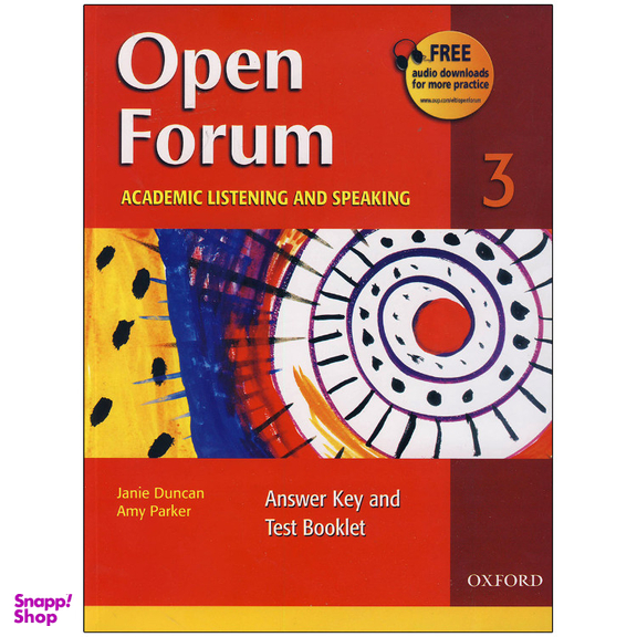 کتاب Open Forum 3 Answer Key and Test Booklet اثر Jenny Duncan and Amy Parker انتشارات آکسفورد