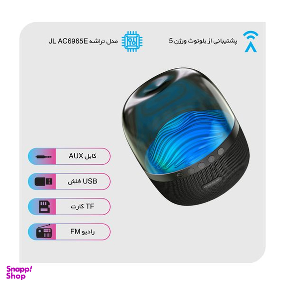 اسپیکر بلوتوثی بروفون مدل BP8