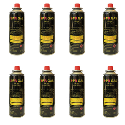 کپسول گاز مسافرتی 210 گرمی پارس رگولاتور مدل PR-250 بسته 8 عددی