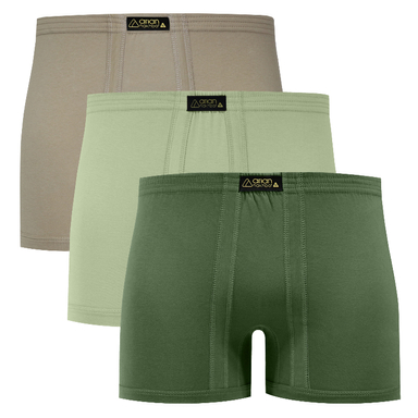 شورت پادار مردانه آریان نخ باف کد 1412 مجموعه 3 عددی