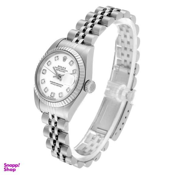 ساعت عقربه ای زنانه طرح رولکس مدل Datejust کد 000013