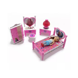 اسباب بازی سرویس اتاق خواب عروسک کد 3678