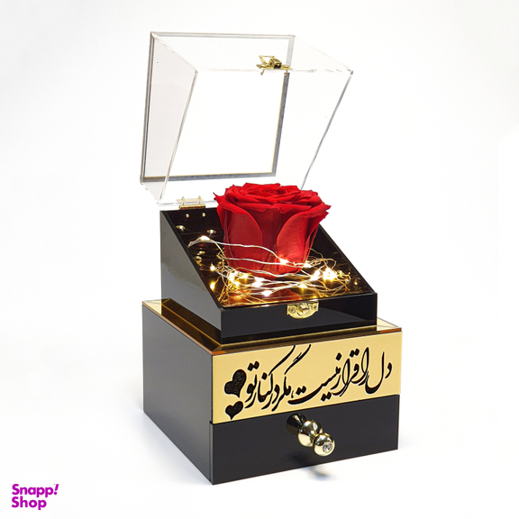 گل رز جاودان مدل موزیکال کوکی طرح دل را قرار نیست