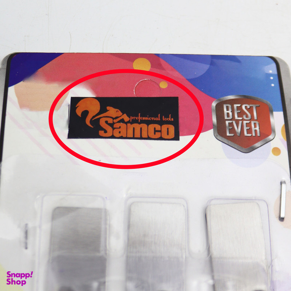 آویز حوله سامکو مدل چسبی کد YP-ESTIL-06 مجموعه 6 عددی