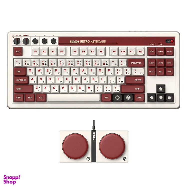 کیبورد مخصوص بازی ایت بیت دو مدل 8Bitdo Fami Edition