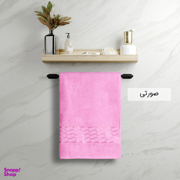 حوله حمام بهباف آذر طرح آرام سایز 100×155 سانتی متر