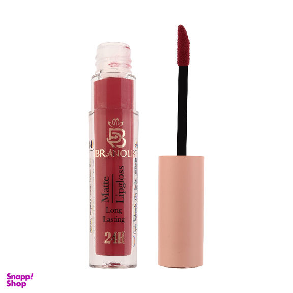 رژ لب مایع مات برانوس مدل Long Lasting شماره 512