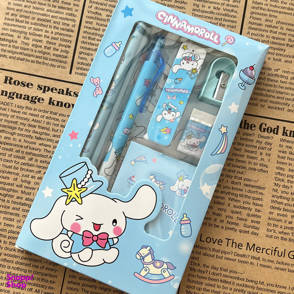 بسته لوازم تحریر طرح سینامورول نمکی کد 044 مجموعه 7 عددی