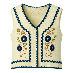 جلیقه بافتنی زنانه مدل کاتلین کد M5193