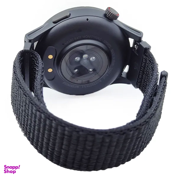 ساعت هوشمند 45 میلی متری دارک بلو مدل AmazWatch B با بند پلی استری