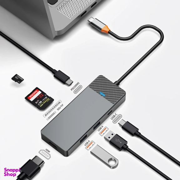 USB هاب Type-C ویوو مدل WiWU A721HD USB-C HUB
