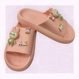 دمپایی زنانه زیتون مدل ملودی لبوبو ویانزا رنگ کالباسی