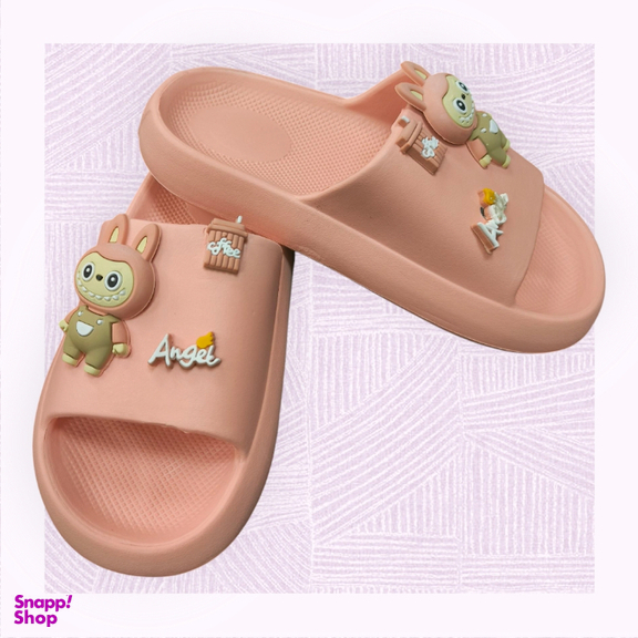 دمپایی زنانه زیتون مدل ملودی لبوبو ویانزا رنگ کالباسی