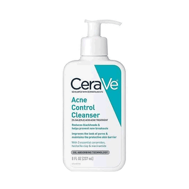 ژل شستشو صورت سراوی مدل Acne ControI حجم 237 میلی لیتر