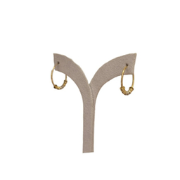 گوشواره طلا 18 عیار زنانه طرح البرنادو کد 401507