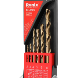 ست مته آهن کبالت رونیکس کد RH-5529 مجموعه 6 عددی