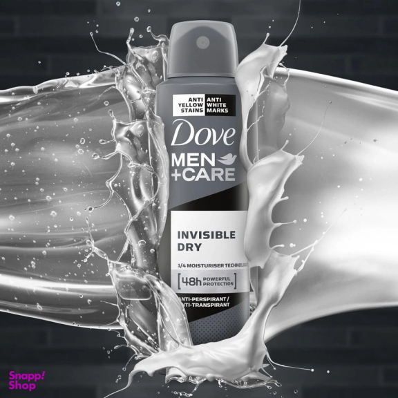 اسپری 48 ساعته مردانه داو مدل Invisible Dry حجم 150 میلی‌ لیتر