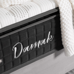 تشک فنر منفصل کارن مدل داماسک رنگ طوسی تیره