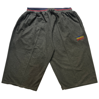 شلوارک راحتی مردانه مدل رنگین رنگ زغالی