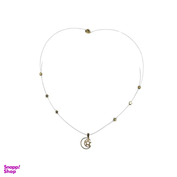 گردنبند طلا 18 عیار زنانه پانسی طرح ماه و ستاره مدل G8/4