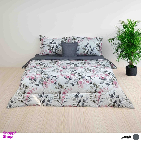 سرویس لحاف دو نفره شش تکه مانیکا هوم مدل ابرا
