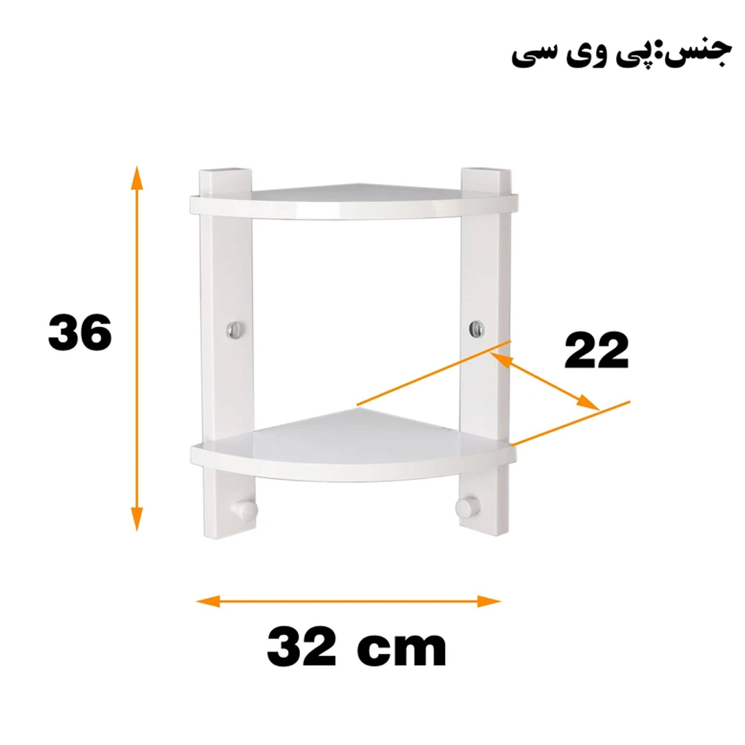 قفسه حمام دلفین مدل pvc-k2
