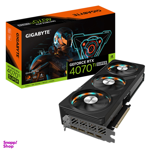 کارت گرافیک گیگابایت مدل GeForce RTX 4070 Ti SUPER GAMING OC 16G