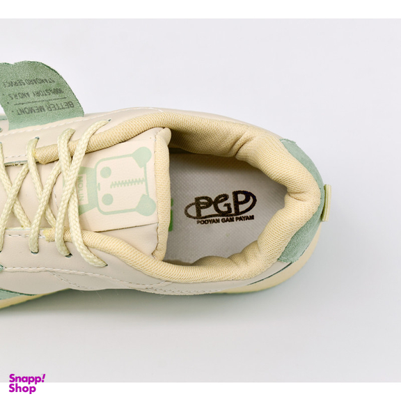 کفش روزمره زنانه پویان گام پیام مدل مولین کد 11960 رنگ کرم