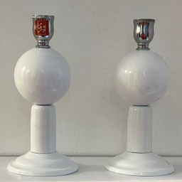 شمعدان نورهام مدل POONY-WHITE مجموعه 2 عددی