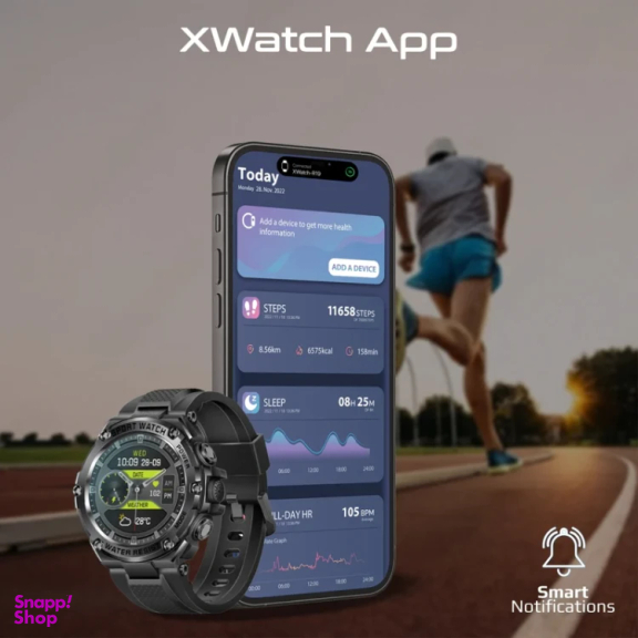 ساعت هوشمند پرومیت مدل XWatch-R19 Black