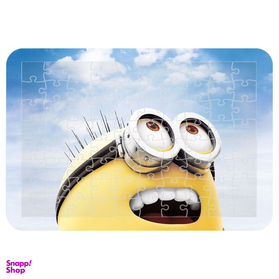 پازل 54 تکه اطلس آبی طرح کارتون مینیون مدل P1614