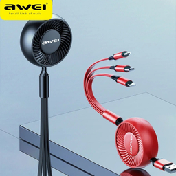 کابل دیتا USB به MicroUSB/Lightning/Type-C اوی مدل Awei CL136 طول 1 متر