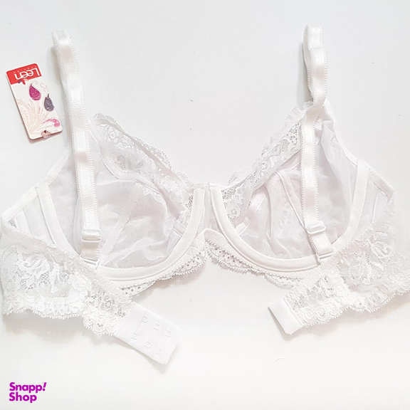 سوتین زنانه لین مدل فنردار کد 4680-513 رنگ سفید