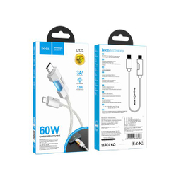 کابل USB-C هوکو مدل U123 60W طول 1.2 متر