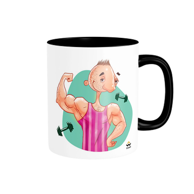 ماگ شادیت طرح لیوان خفن ترین بدن ساز دنیا کد 02