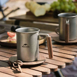 ماگ استيل نیچرهایک مدل Sen Xin Retro Stainless Steel Tableware کد NH21SJ001 گنجایش 0.35 ليتر